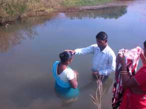 Baptism by our Evangelist